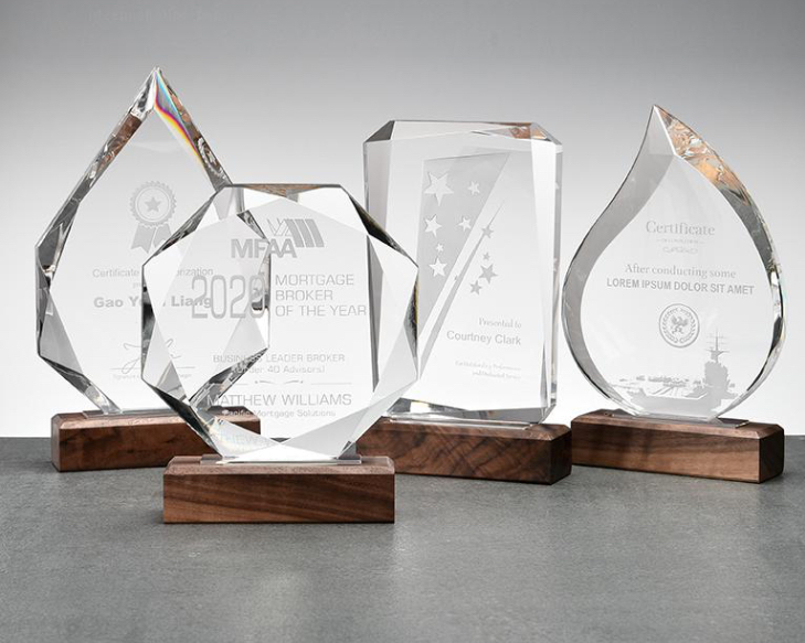 Crystal & Resin and Metal Awards Manufacturing